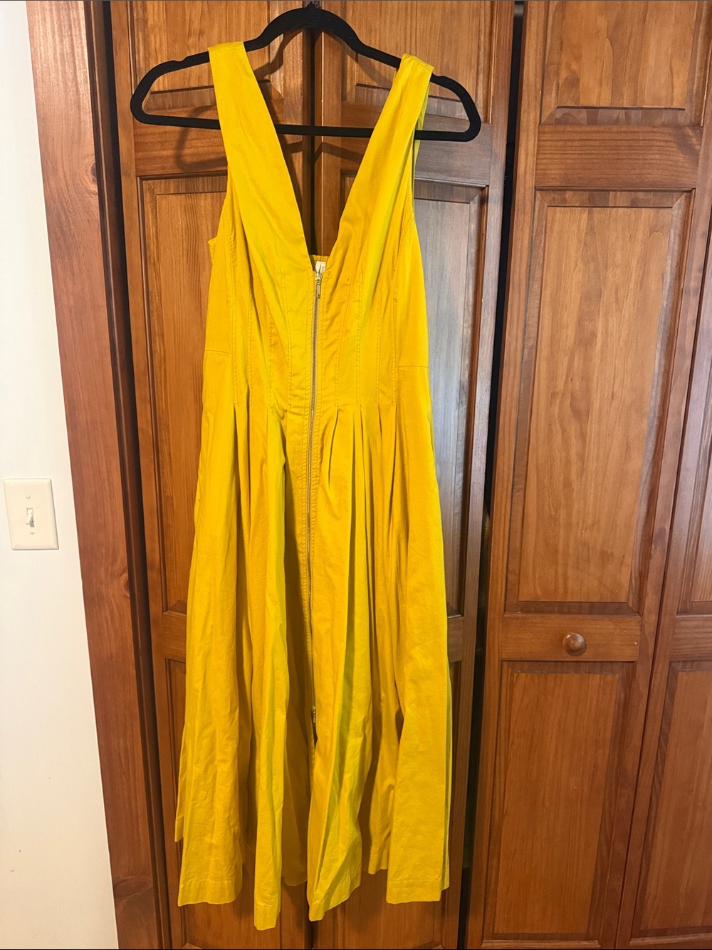 By Anthropologie Sleeveless V-Neck
Corset Midi Dress